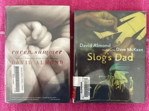 Slog's Dad & Raven Summer by David Almond Hardcover Book Lot x 2 - Imagen 1 de 6