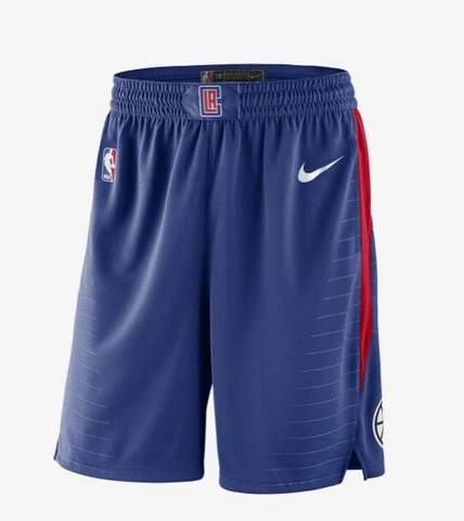 Nike Clippers Swingman Shorts Blue White Red Dri Fit Men's Sz S-XXL Los Angeles Cover