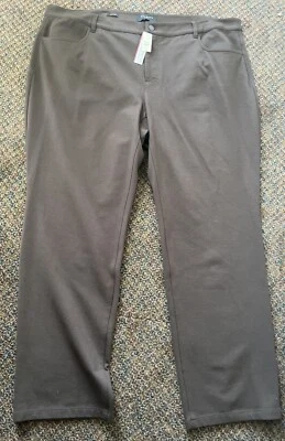 Talbots Women's Plus  Size 22W Dress Pants Heritage Boot Pants  Brown NWT (B28) - Image 1 of 4
