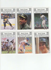 1990 Sports Scoops Special Edition 10,000 10 Card Sets Michael Jordan Nolan Ryan - Picture 1 of 4