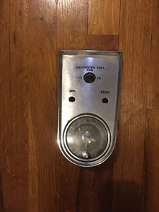 OEM 1958-62 Corvette Heater Control And Clock Panel - Picture 1 of 4