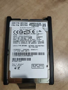 Hitachi Travelstar 5K100 60GB Internal 5400RPM 2.5" (HTS541060G9SA00) HDD - Picture 1 of 4