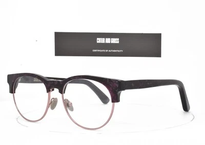 Gafas Cutler and Gross púrpura oscuro brillo 1212 C 51-17-145 Foto 1 de 4