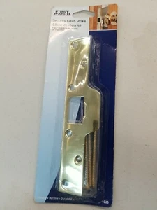 First Watch Secutity Latch 1-5/8" x 7-7/8" Polished Brass Plate # 1025 (Y4) - Picture 1 of 3