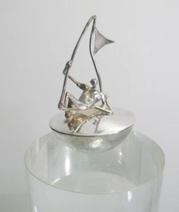 Dose Surfer Strandsurfer Segler 925 Silber Top Design - Picture 1 of 4