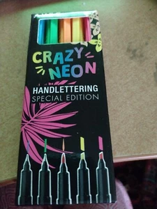 5X CRAZY NEON HANDLETTERING EDICIÓN ESPECIAL NUEVO - Imagen 1 de 2