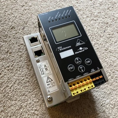 Bihl +Wiedemann AS-i Ethernet/IP + Modbus TCP Gateway BWU3736 Used - Image 1 of 4