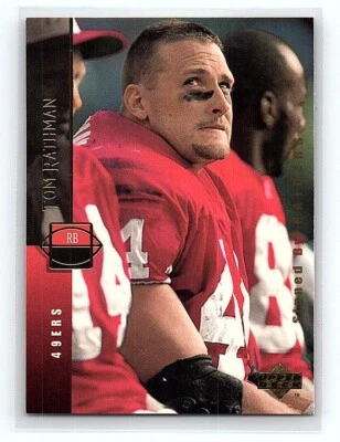 1994 Upper Deck Tom Rathman San Francisco 49ers #85 - Image 1 of 2