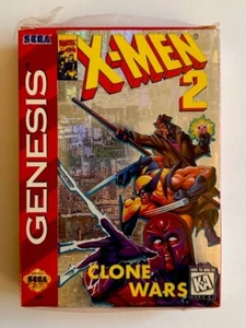 X-Men 2 Clone Wars Sega Genesis Complete Excellent Condition - Picture 1 of 2