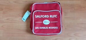 Salford Red Devils Retro RLFC Red Rugby League Bag