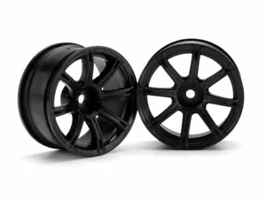 HPI Racing Work Emotion XC8 Wheel 26mm Black 6mm offset Item #3307 - Picture 1 of 1