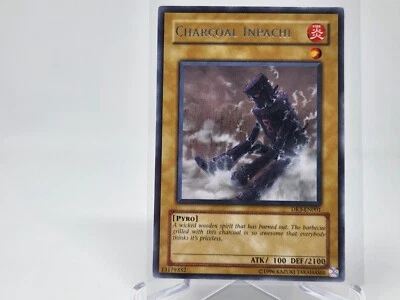 YuGiOh Charcoal Inpachi DR3-EN001 Dark Revelation Unlimited Rare LP - Image 1 of 2