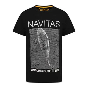 Navitas Joy Tee Black - All Sizes - Carp Fishing Outdoor Clothing - Picture 1 of 10
