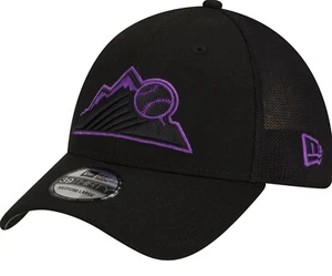 SOMBRERO GORRA COLORADO ROCKIES MLB BÉISBOL NEGRO AJUSTE FLEXIBLE NUEVA ERA 39THIRTY 3930 ¡NUEVO CON ETIQUETAS! - Imagen 1 de 9