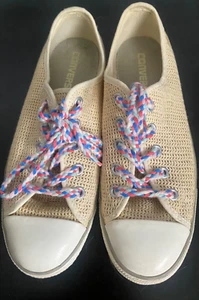 Sneaker bassa CONVERSE All Star beige in tela donna/ragazza taglia 7 - ottima - Foto 1 di 8