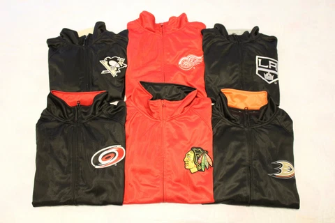 NWT Boys NHL Performance Full Zip Track Jacket Multiple Teams & Sizes! Cover