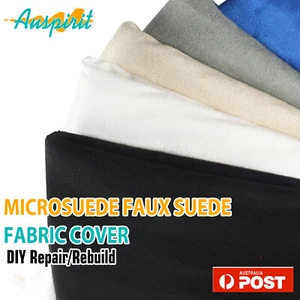No Foam Back Synthetic Suede Materials Crafts Artwork Auto Interior Renovation - Picture 1 of 20