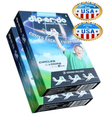 Flying Toy Amazing Loop & Circle Foam Glider (6 Models, 2 Box)+6  Paper Gliders  - Image 1 of 4