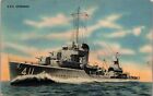 USS Anderson 1939 - Free Frank Mail - Brookly, Ny - PPC - F72428