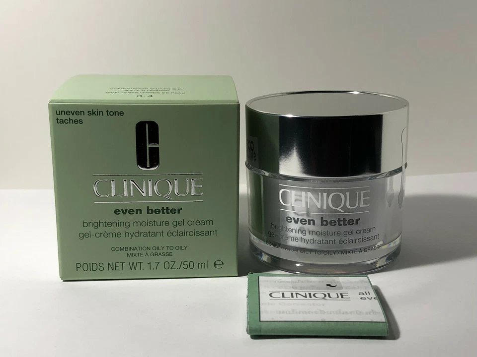 Crema GEL hidratante Clinique Even Better BRIGHTER 1,7 OZ NUEVA EN CAJA combinación aceitosa... Foto 1 de 1