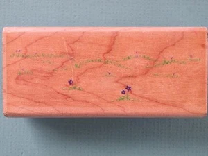 Grassy Meadow, Landscape RUBBER STAMPEDE Rubber Stamp - Picture 1 of 3