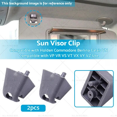 2xSun Visor Clip For Holden Commodore Berlina Calais VN VP VR VS VT VX VY VZ Ute - image 1 of 4