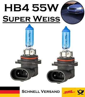 2x Jurmann HB4 55W 12V Super White Xenon Look Headlight Ersatz Lampe - E-geprüft - Bild 1 von 4