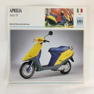 Tarjeta de información de hoja de especificaciones Aprilia Amico 50 - 1991 - Imagen 1 de 2
