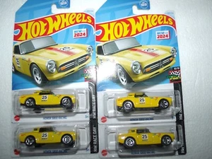 Hot Wheels 2024 New Model Honda S800 Racing lot of 4 HTF - Picture 1 of 1