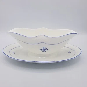 Villeroy & Boch Gravy Boat with Attached Underplate Heinrich Coburg Bone China - Picture 1 of 7
