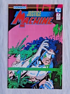 Justice Machine No. 16 de abril de 1988 Comico The Comic Company primera impresión casi nuevo (9,4) - Imagen 1 de 8