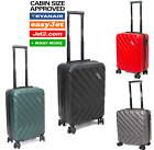 55cm Suitcase Cabin Bag Hand Luggage 4 Wheel ABS Hard Shell Trolley  Travel Bag