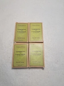 CRABTREE & EVELYN Verbena and Lavender 1 oz Facial Soaps -NEW LOT OF 4 - Picture 1 of 1