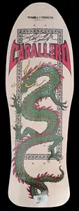 Signiert Steve Caballero Powell Peralta Chinese Dragon Natural Autogramm Deck Auto - Bild 1 von 9