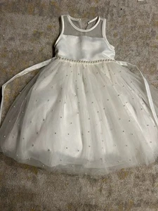 American Princess Dress Girls White Special Occasion Formal Wedding Communion 12 - Picture 1 of 4