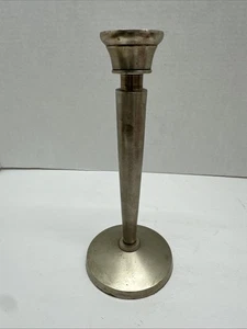 Pottery Barn versilberter 8,5" Kerzenständer - Kegelkerzenhalter - Bild 1 von 7