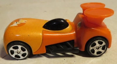 Vintage MM 2001 Disney Mickey Mouse Car Orange Toy Die Cast 1:64 Mouse Ears GUC - Image 1 of 4
