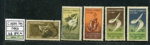 [STAMPEDE 1656] BRAZIL  1953 MNH SET RHM C0291/95 - RHM CV $84.00 - Picture 1 of 2