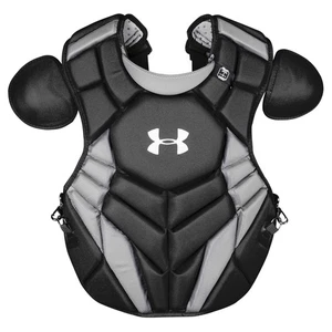 Protector de pecho de receptor Under Armour UA Pro 4 intermedio de 14,5 pulgadas - negro - Imagen 1 de 1