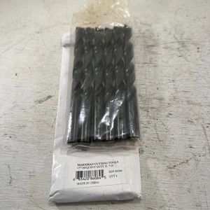 Lote De 6 Nuevas Herramientas De Corte Marxman 385Q1 7/16" Jobber Broca De Alta Resistencia - Imagen 1 de 5
