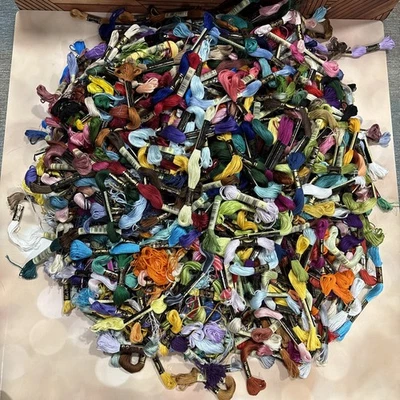 DMC Embroidery Floss Thread Cotton HUGE LOT Various Colors - Image 1 of 4
