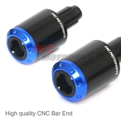 Plugues de tampa de barra azul ATOM para Suzuki Katana GSX 600F 750F 02 03 04 05 06 - Imagem 1 de 4