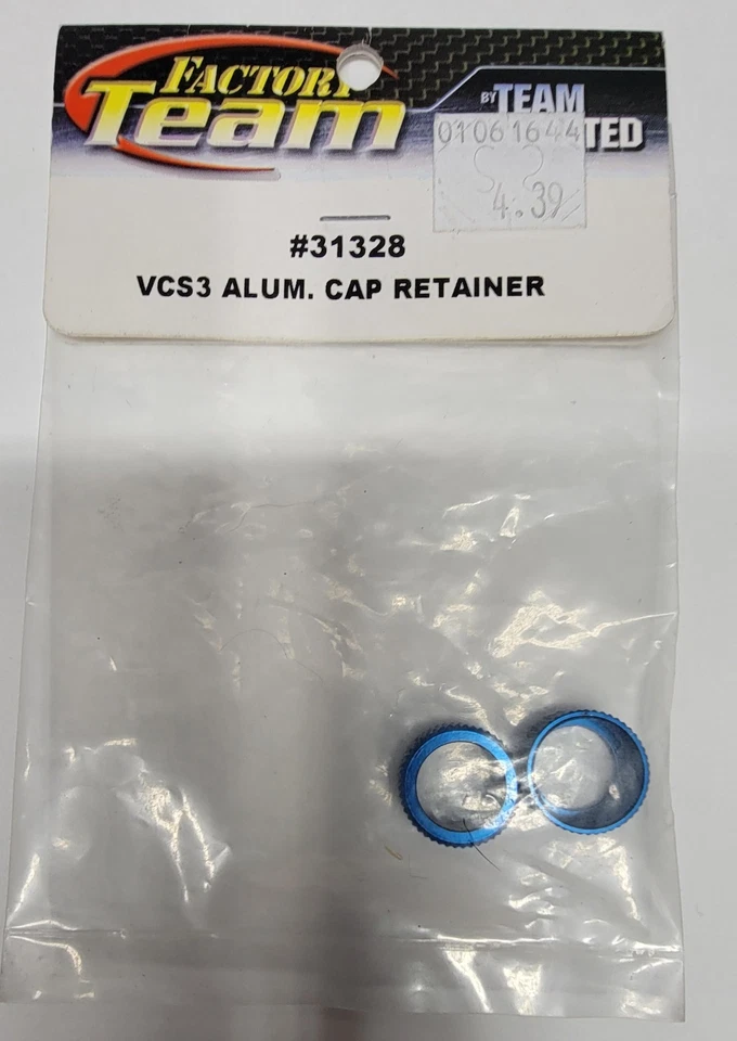TEAM ASSOCIATED # 31328 VCS3 Aluminum Cap Retainer, NIP - Image 1 of 1