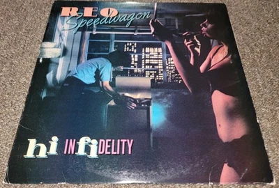 REO-HIGH IN FIDELITY-1980 VINYL LP-ORIGINAL INSERTS-NICE VINYL COPY - Image 1 of 4