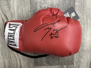 ANGEL MANFREDY SIGNED AUTOGRAMM EVERLAST BOXHANDSCHUH JSA COA EL DIABLO CHAMP - Bild 1 von 2