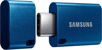 Samsung Type-C USB Flash Drive, 256GB, Transfers 4GB Files in 11 256 GB, Blue Foto 1 de 4