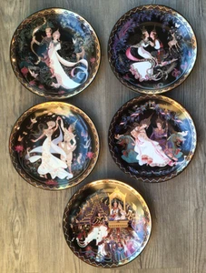 Royal Porcelain Kingdom of Thailand Love Story of Siam set of 5 Collector Plates - Picture 1 of 12