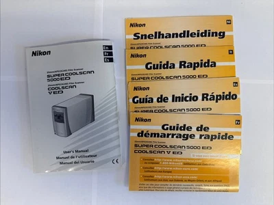 Nikon Coolscan V & 5000 Manual And QuickStart Guide - Image 1 of 2