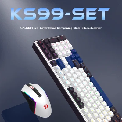 REDRAGON KS99 - SET Tri - mode Keyboard and Mouse Set - Image 1 of 4