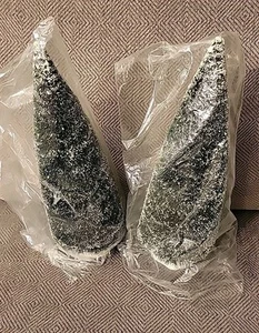 Department 56 Village Frosted Topiary Bäume 2er Set HOCH Kunststoff unten 12" - Bild 1 von 5